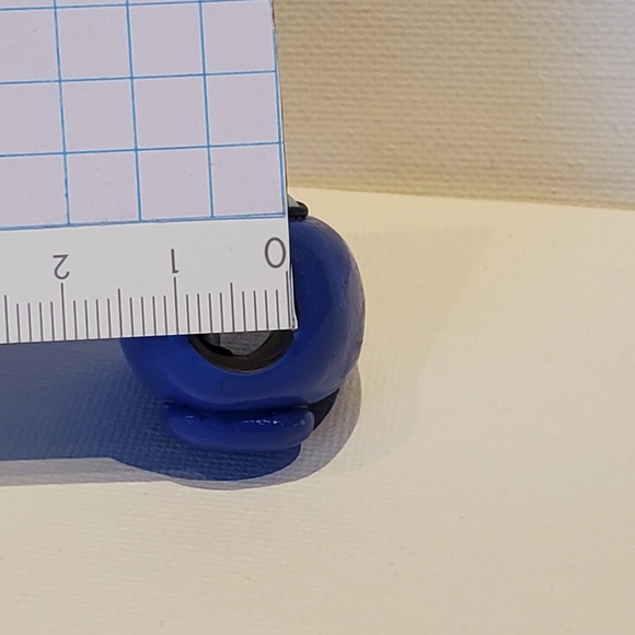 Dreadlock Bead Blue Among Us Character "Nah Me!" - Picture 5 of 5